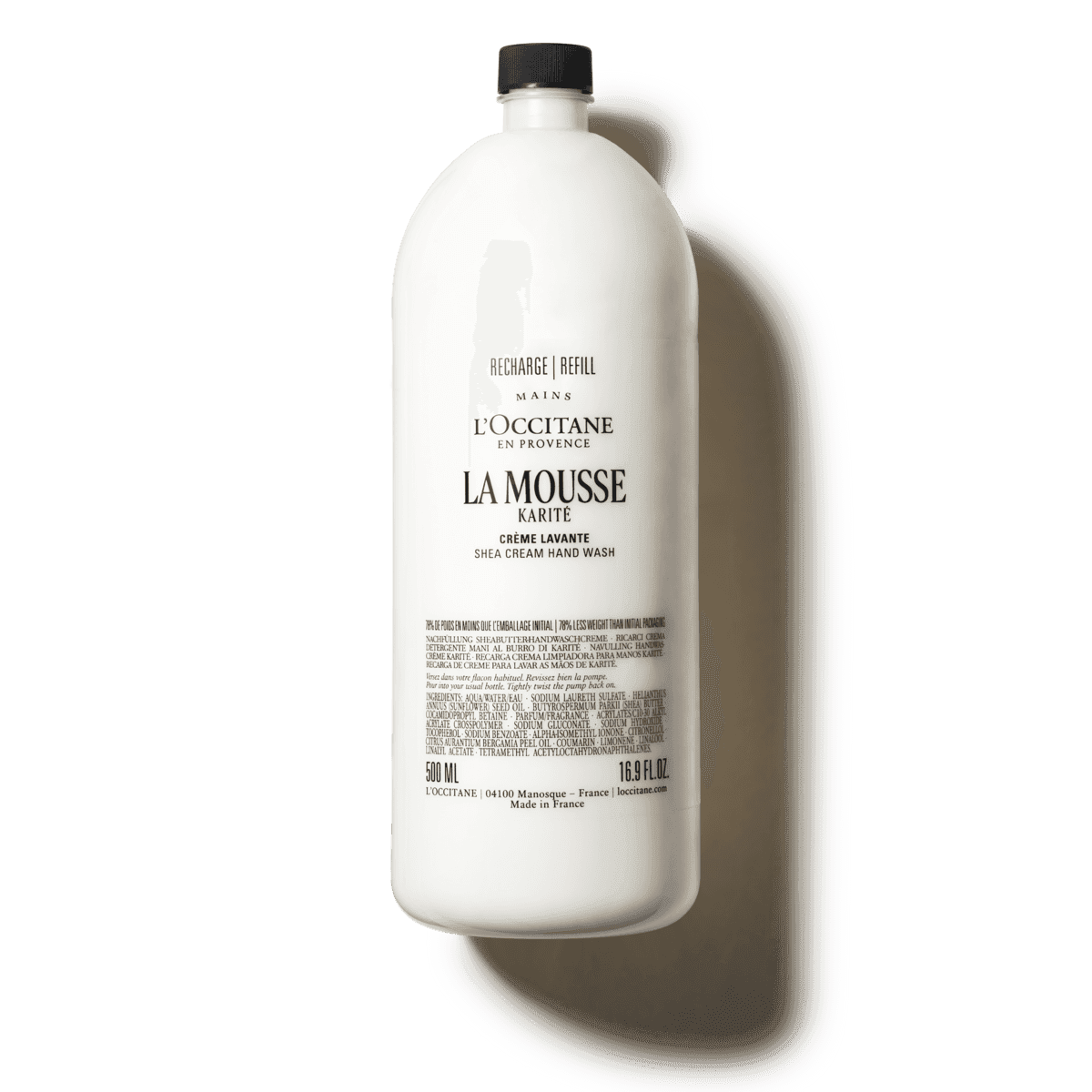 Recarga Espuma Manos y Cuerpo Ultra Rica Karité Refill L'Occitane