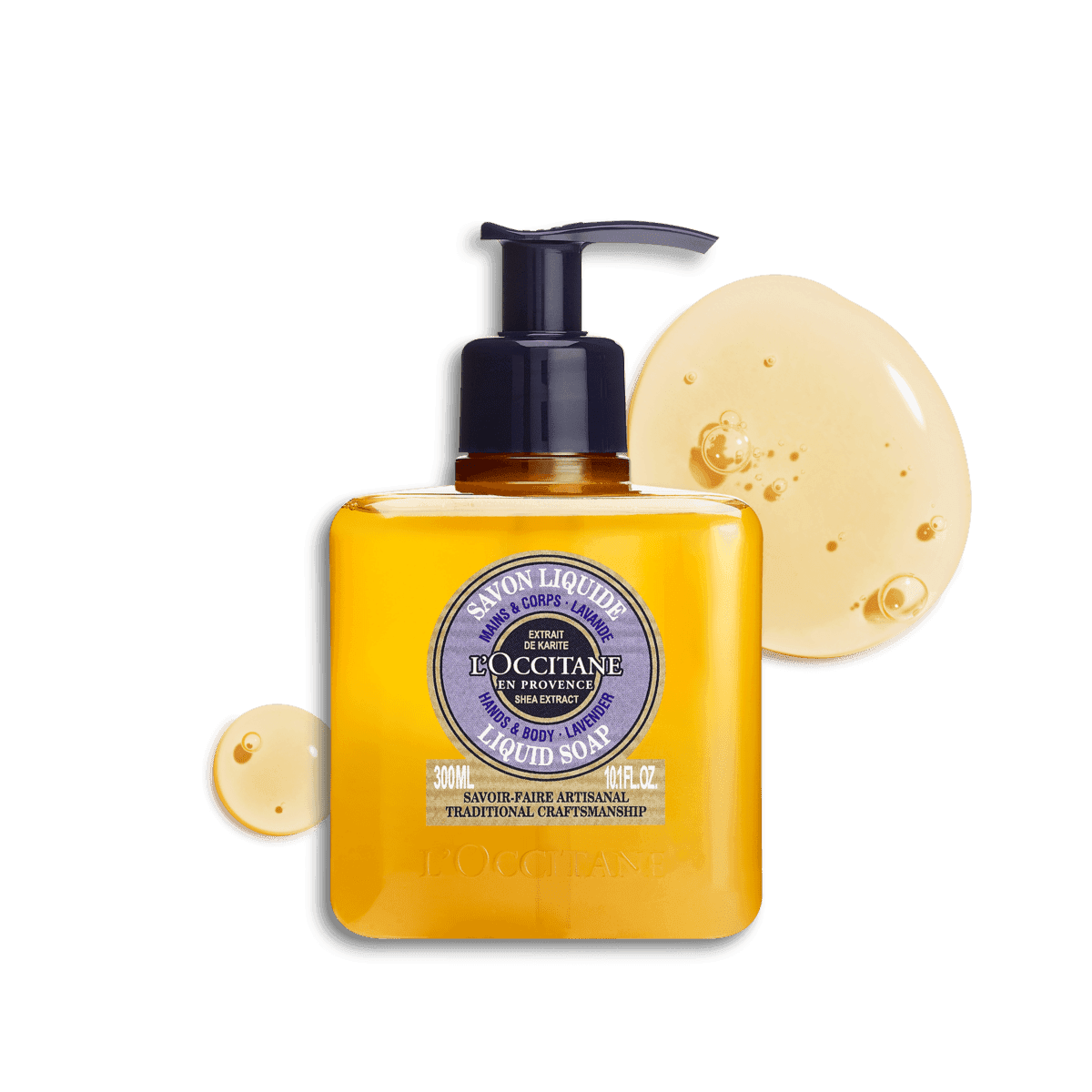 Jabón líquido de manos y cuerpo Karité Lavanda 300ml - L'Occitane Panama
