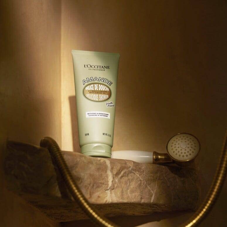 Crema de Ducha Deliciosa Almendra 200ml - L'Occitane Panama