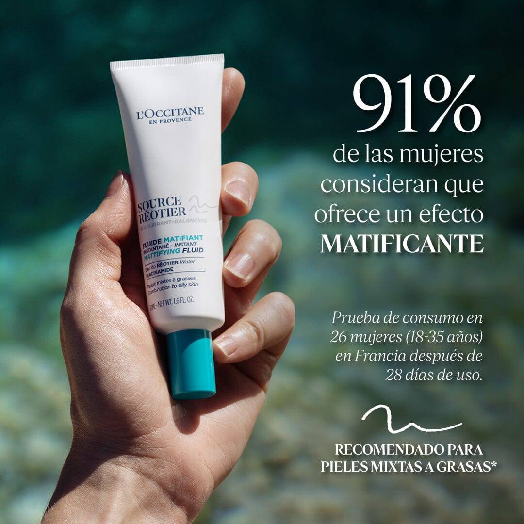 Fluido Matificante Réotier 50ml - L'Occitane Panama