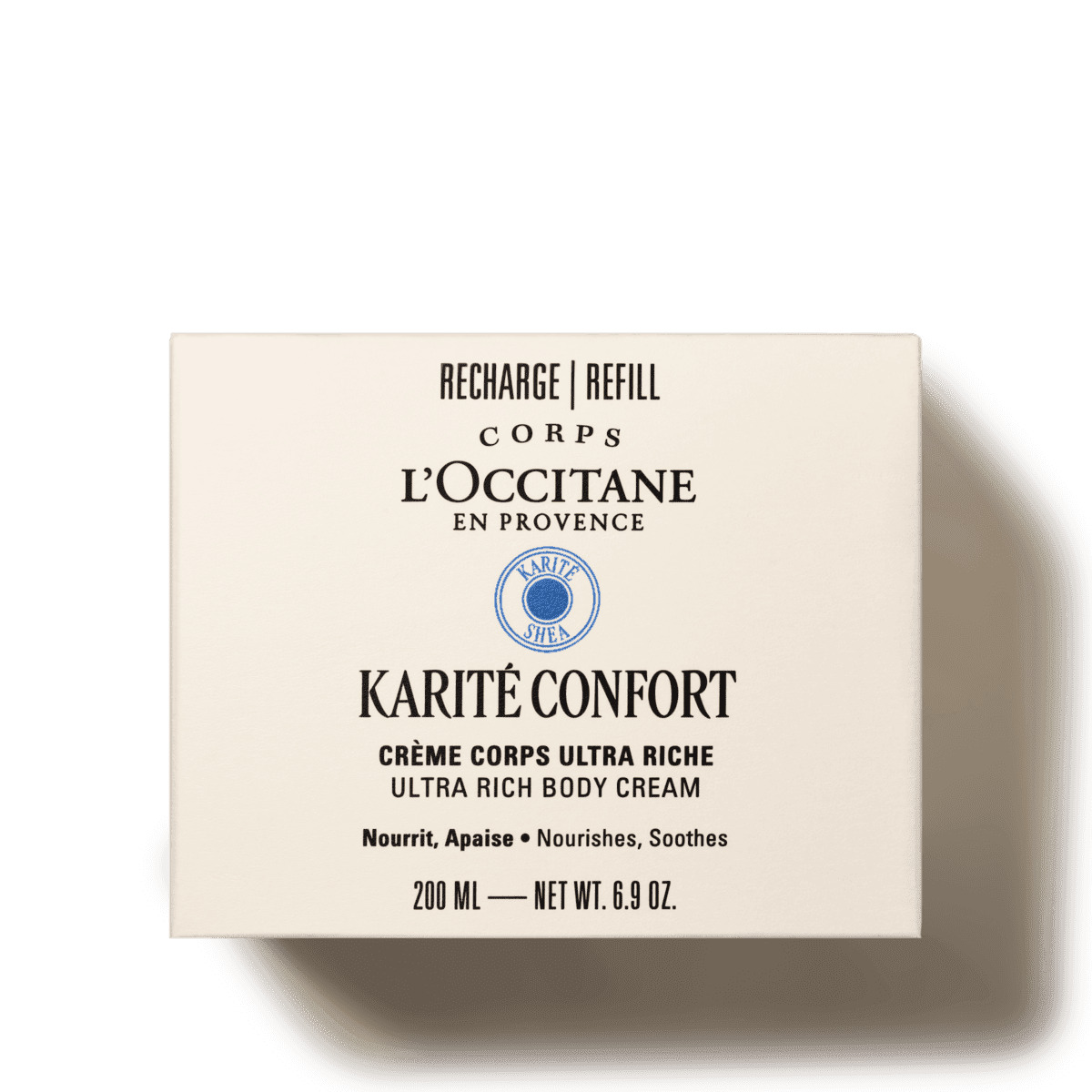 Recarga Crema Ultra Rica de Cuerpo Karité Refill L'Occitane 