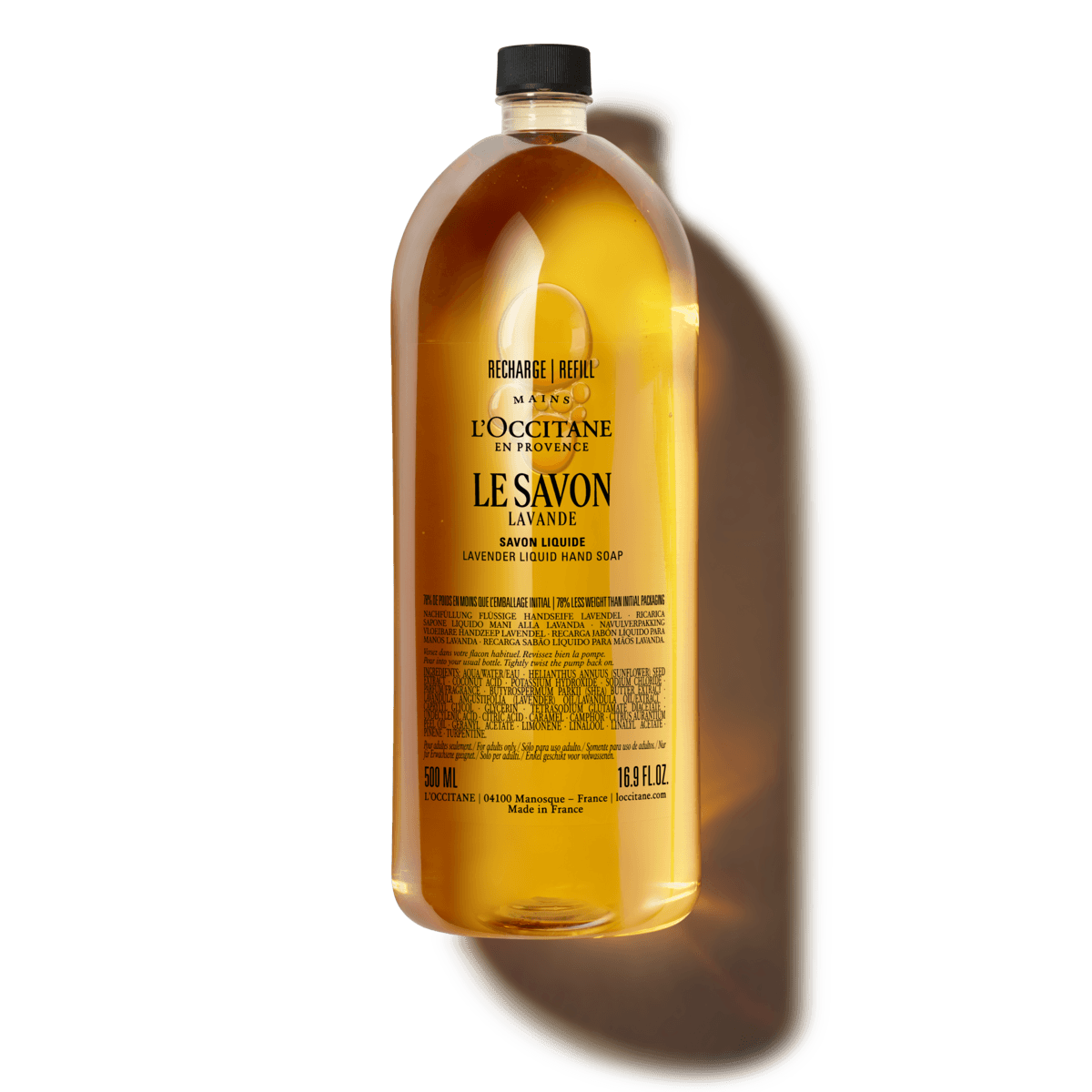 Recarga Jabón Líquido de Manos y Cuerpo Lavanda Refill L'Occitane 