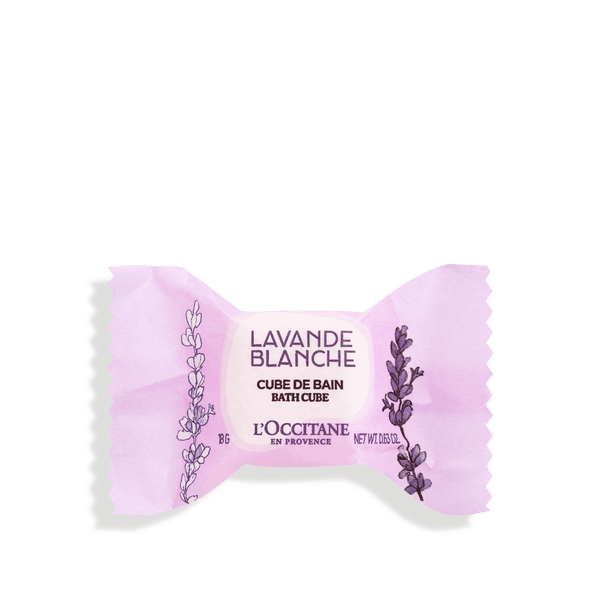 White Lavender Bath Cube Normal BLOC40287 
