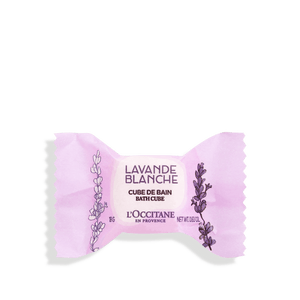 White Lavender Bath Cube Normal BLOC40287 