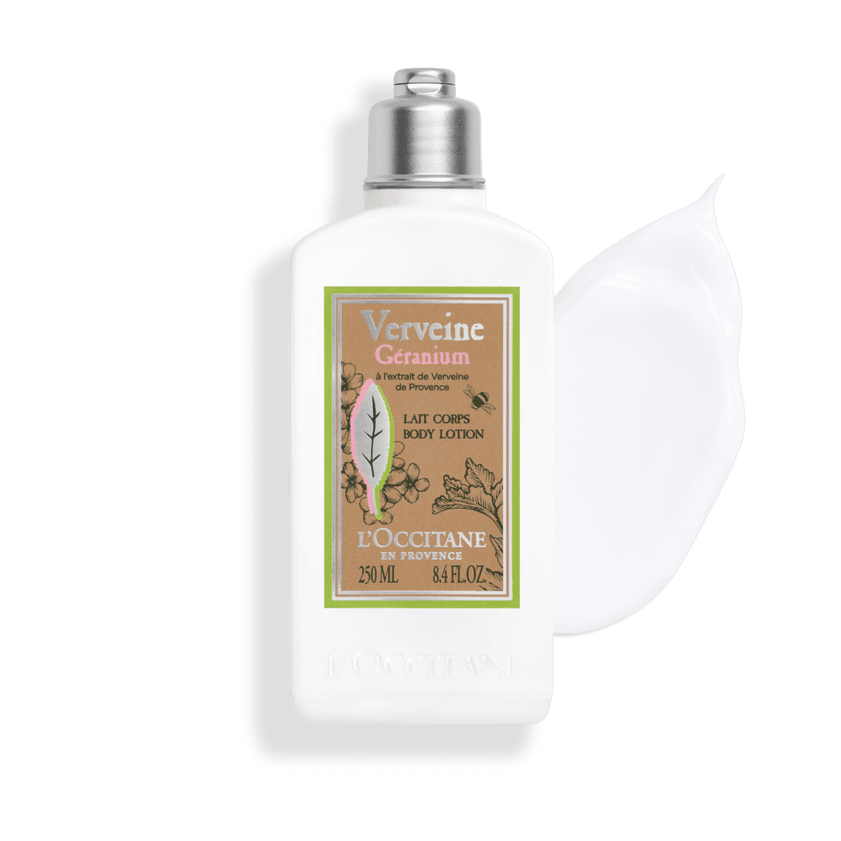 Leche de Cuerpo Verbena Geranio 250ml - L'Occitane Panama