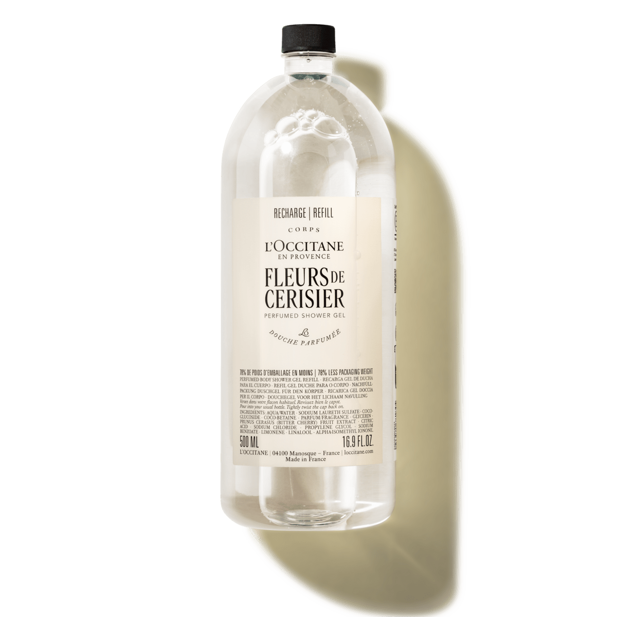 Fleurs de Cerisier gel de ducha refill Refill L'Occitane 