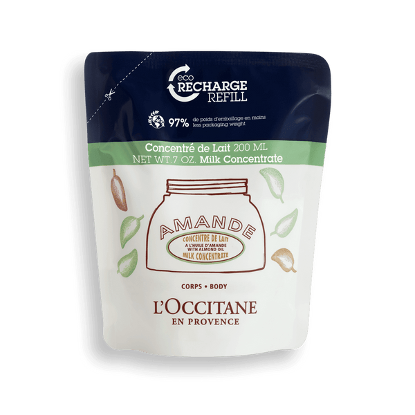 Ecorrecarga Concentrado de Leche Almendra 200ml - L'Occitane Panama