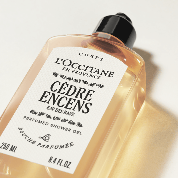 Cèdre Encens perfumed shower gel Normal L'Occitane 