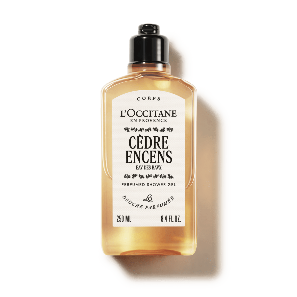 Cèdre Encens perfumed shower gel Normal L'Occitane 