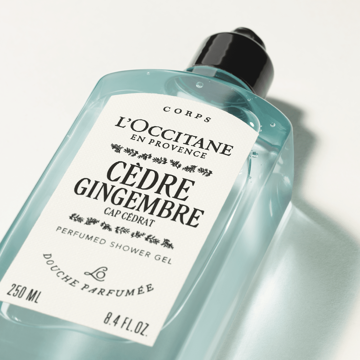Cèdre Gingembre perfumed shower gel Normal L'Occitane 