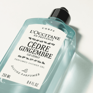 Cèdre Gingembre perfumed shower gel Normal L'Occitane 