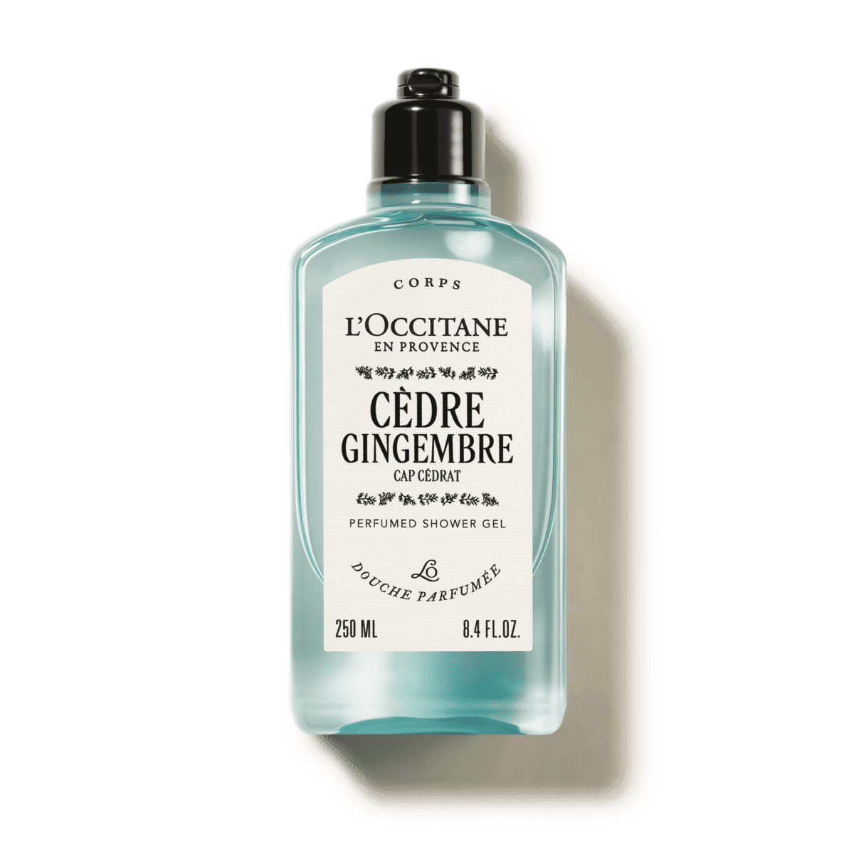 Cèdre Gingembre perfumed shower gel Normal L'Occitane 