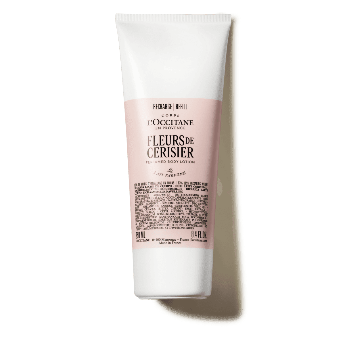 Fleurs de Cerisier perfumed body lotion refill Refill L'Occitane 