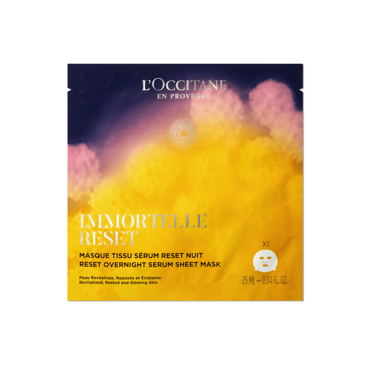 Mascarilla Facial Nocturna Immortelle Reset Normal L'Occitane 