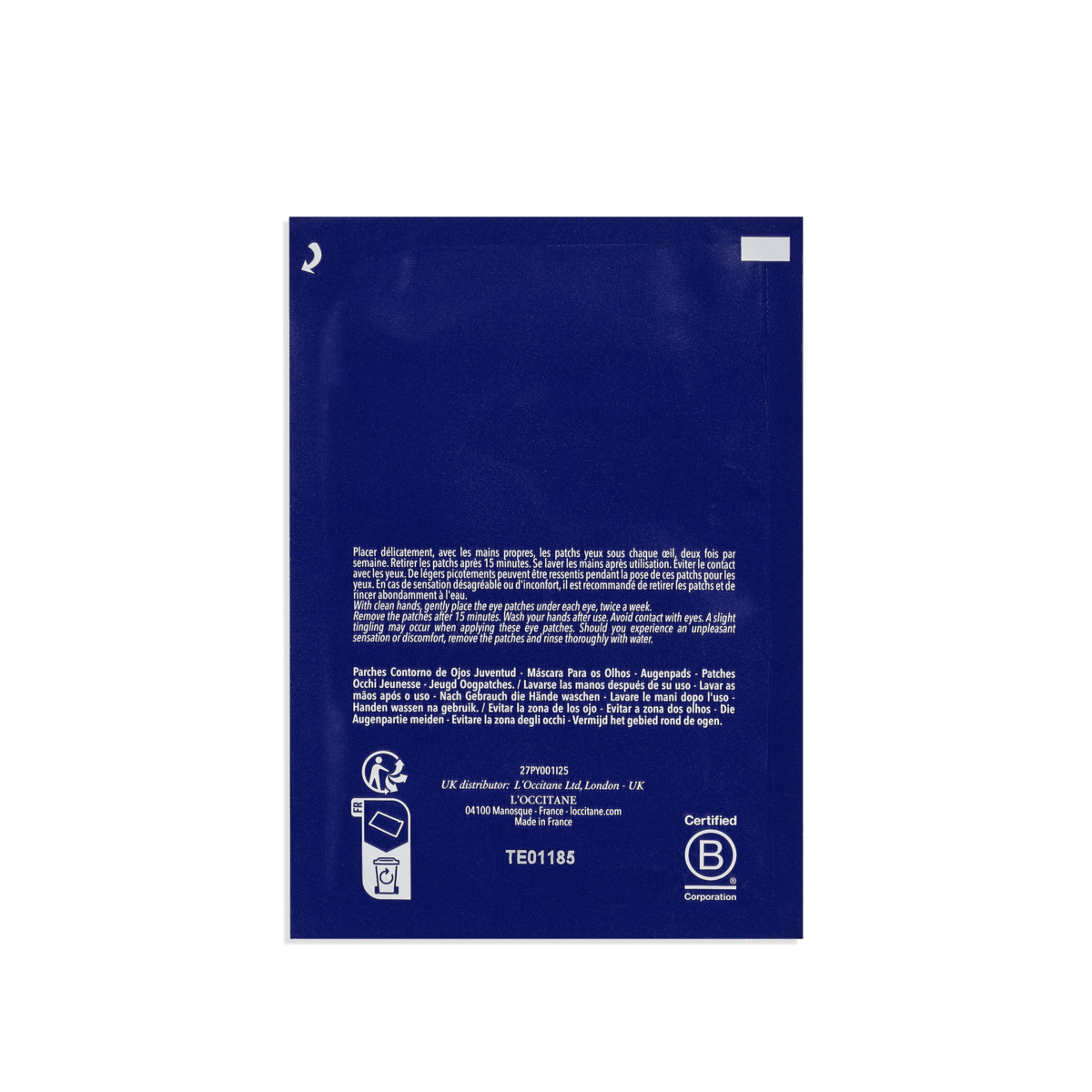 IMMORTELLE PRECIEUSE EYE PATCHES Normal L'Occitane 