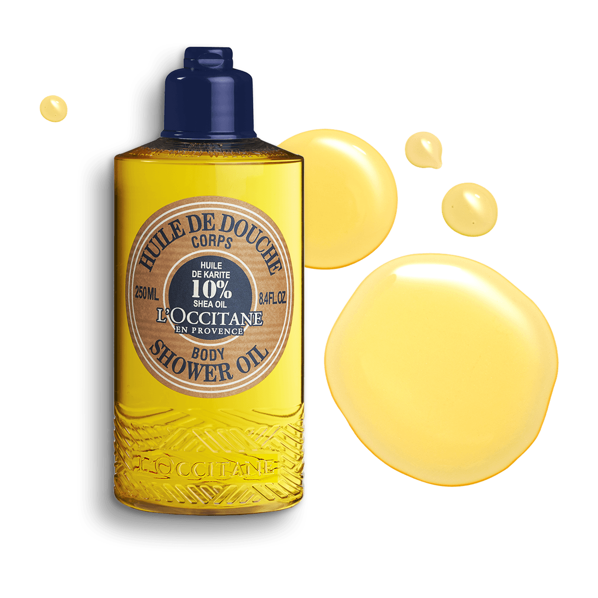 Aceite de ducha coporal Karité 250ml - L'Occitane Panama